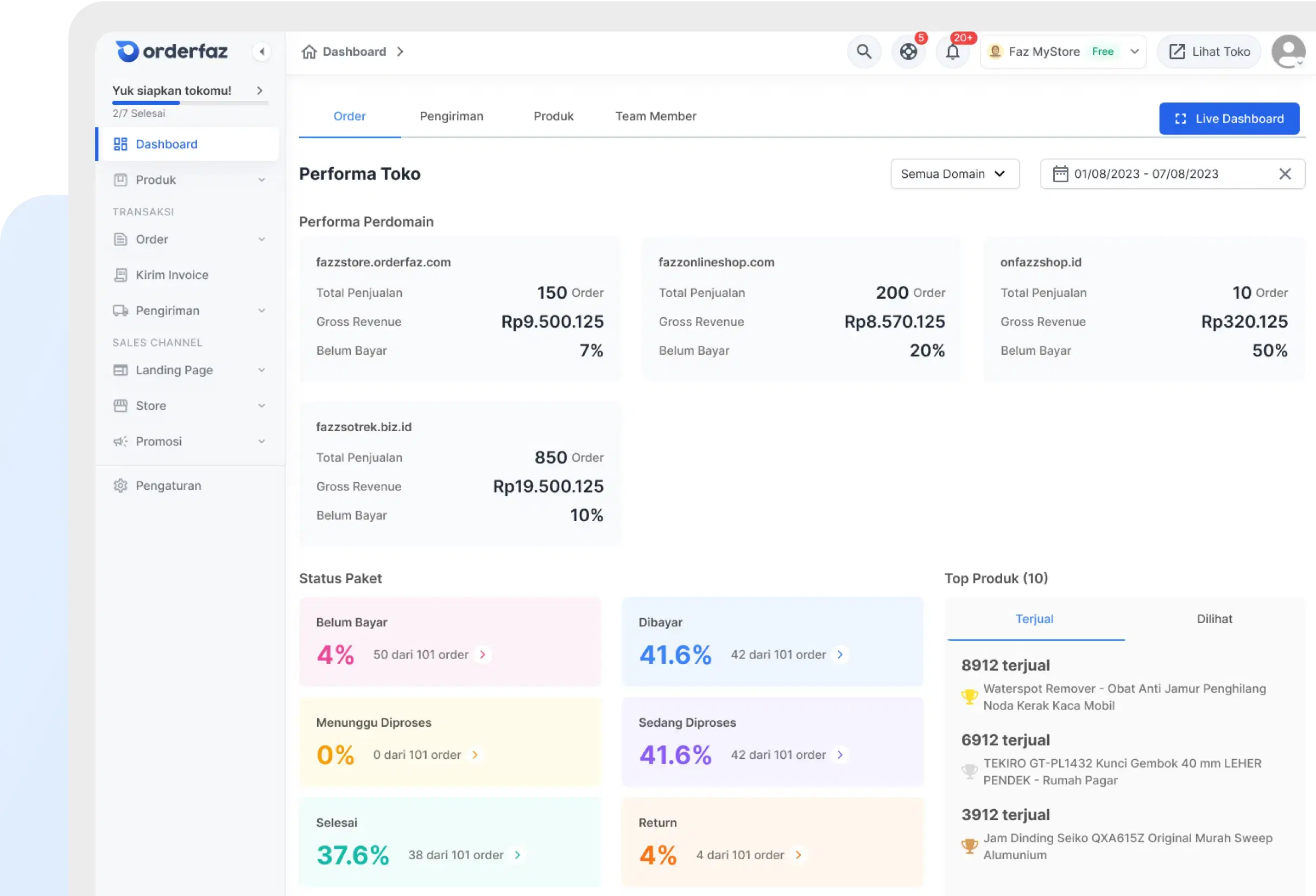 Order Management Can Send Invoices